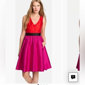 Kate Spade “Normandy” silk blend fit & flare dress sz 0